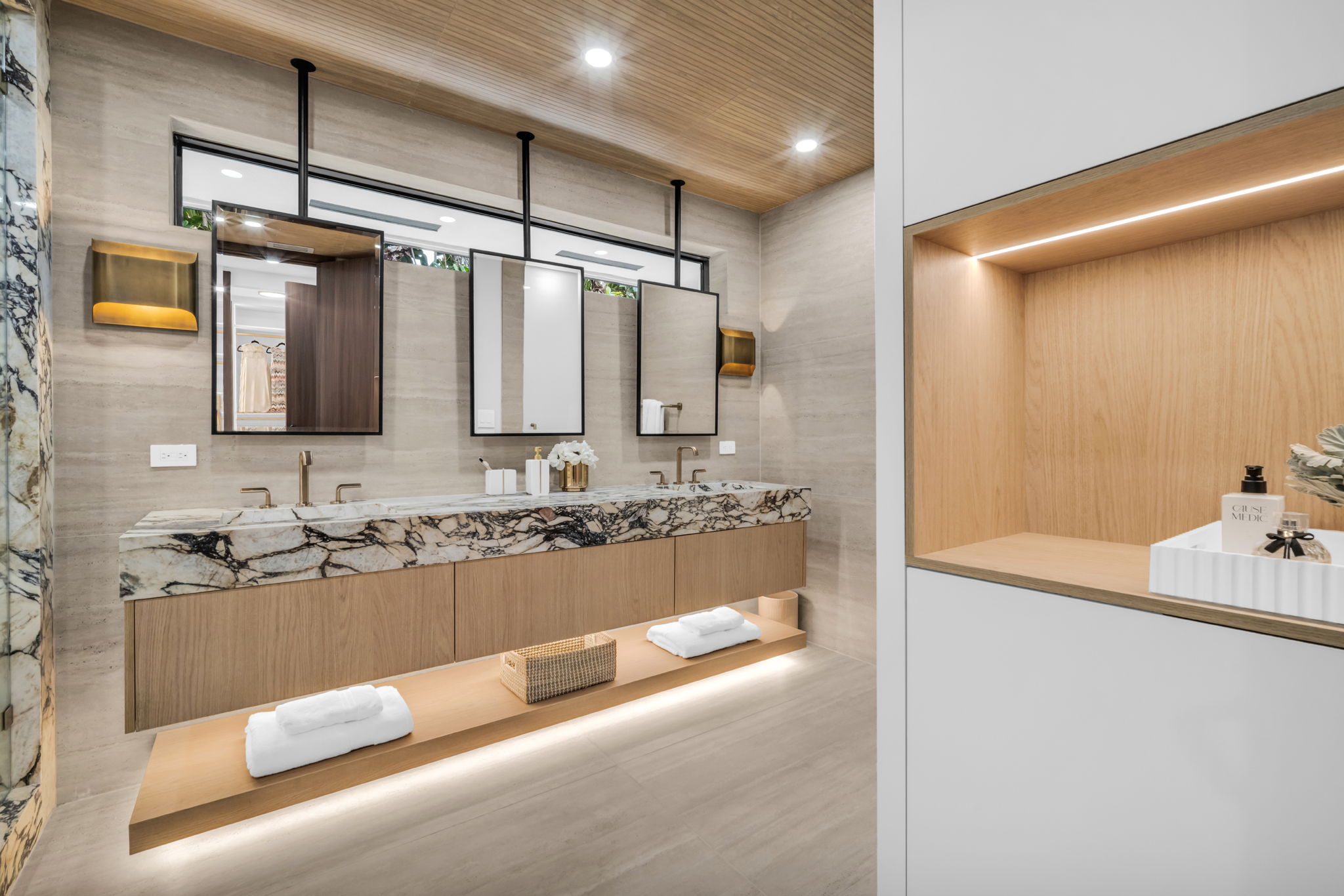 Master bath vanity